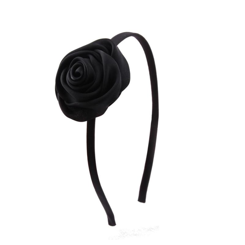 Women fashion hair accessories silk velvet rose flower headbands Women fashion hair accessories silk velvet rose flower headbands