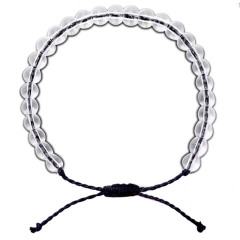 Bohemian Crystal Bead Colored Wire Bracelet Handmade Weaving Stretch Bracelet