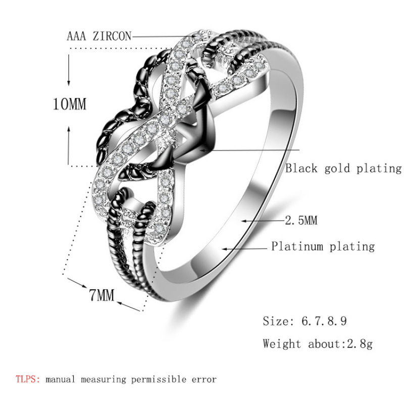 18K Rose Gold Plated Crystal Cubic Zircon CZ Hollow Love Heart Rings 18K Rose Gold Plated Crystal Cubic Zircon CZ Hollow Love Heart Rings