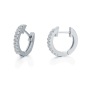 amazon ins women fashion gold silver circle rhinestone stud earring for lady girls gift with loop