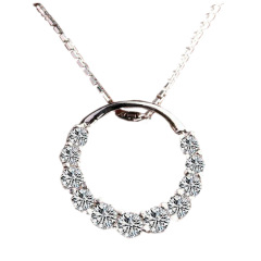 fashion jewelry korean ins valentine's day christmas gift silver 925 necklace