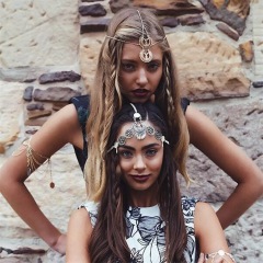 Wholesale retro ethnic style exaggerated personality women headband hair accessories for girls