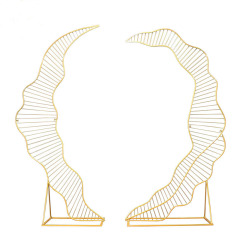 many designs custom metal led light party birthday hall stage wedding props background