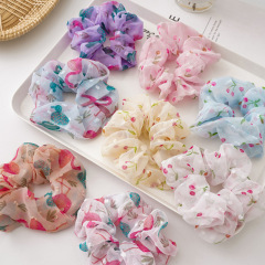 Wholesale New 2020 Korean Colorful Printed Fabric Yarn Elastic Scrunchies For Women Wholesale New 2020 Korean Colorful Printed Fabric Yarn Elastic Scrunchies For Women
