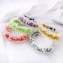 Women Summer New Fashion Hair Accessories Custom Lace designer pleated headband