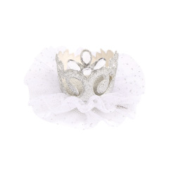 Cheap wholesale 3d crown rhinestone lace hair clip kids girls hairpin