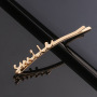 Girls Silver Gold Letters Metal Hair Pin Accessories Fashion Korean Hair Clip Girls Silver Gold Letters Metal Hair Pin Accessories Fashion Korean Hair Clip