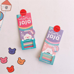 Korean cute 10pcs/set children's basic candy color elastic hair ties for girls