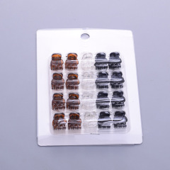 Wholesale korea back small size hair clips simple  acetate hair claw
