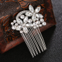 Flower design Bride crystal hair accessories wedding women bridal hair combs Flower design Bride crystal hair accessories wedding women bridal hair combs