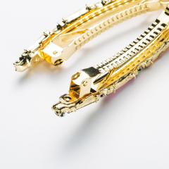 vintage hair accessories wedding diamond crystal rhinestone metal Acrylic hair pins
