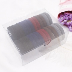 Candy colored wholesale hair accessories custom elastic hair tie boxed children's headwear hair tie for kid