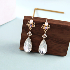Fashion rhinestone bride bridesmaid earrings alloy jewelry rhinestone earring