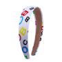 Women Hair Hoop Alphabet Print Headbands Kids Hair Bands Hair Accessories Ladies Headband