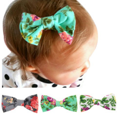 Baby girl's plant printed cotton headband kids hair accessories Baby girl's plant printed cotton headband kids hair accessories