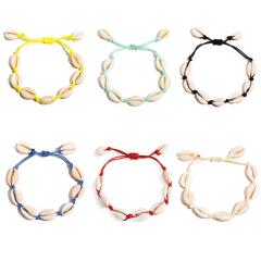 fashion Ins Amazon top sell Cheap Jewelry rope Bangle beach sea bracelet shell