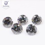 Natural gary black diamond 6mm 0.8 carat round shaped jewelry moissanite Natural gary black diamond 6mm 0.8 carat round shaped jewelry moissanite