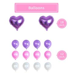Children's Birthday Banner Pink Unicorn Kid Party Supply Pack Set