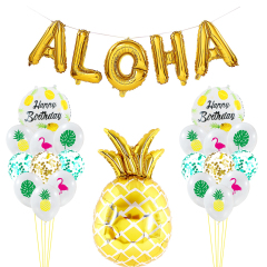 Summer Party Supply yellow pineapple Decoration balloons party decoration