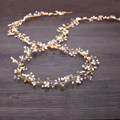 Fashion 1M pearl metal silver jewelry hair accessories Wedding Bridal Headbands