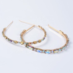 New diamond-studded adult girl hair accessories headbands rhinestone shiny colorful drill