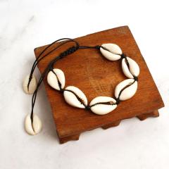 High Quality Custom Handmade Bohemia Adjustable Sea Shell Bracelet for Women