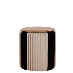 OEM honeycomb home decorative accordion foldable paper stool
