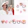custom 6pcs decorative crown cat pink blue gift kids hair tie bands accessories baby hair clip sets custom 6pcs decorative crown cat pink blue gift kids hair tie bands accessories baby hair clip sets