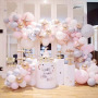 OEM round shape metal wedding dessert table for wedding decoration