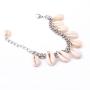 Bohemia Style Summer Fashion Women Metal Chain Haibei Shell Bracelets for Beach