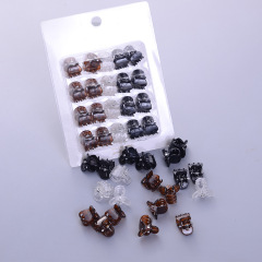 Wholesale korea back small size hair clips simple  acetate hair claw