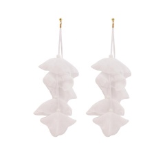 2019 women fashion silk tassel earings and necklace accessories for dress