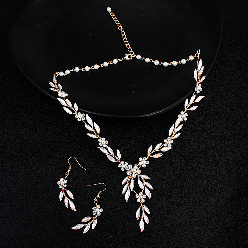 Wholesale Women Party Luxurious Pearl Jewelrt Sets Necklace Earrings Bridal Wedding Jewelry Set Wholesale Women Party Luxurious Pearl Jewelrt Sets Necklace Earrings Bridal Wedding Jewelry Set