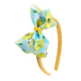 Women hair accessories ladies fabric printing flowers bow headbands