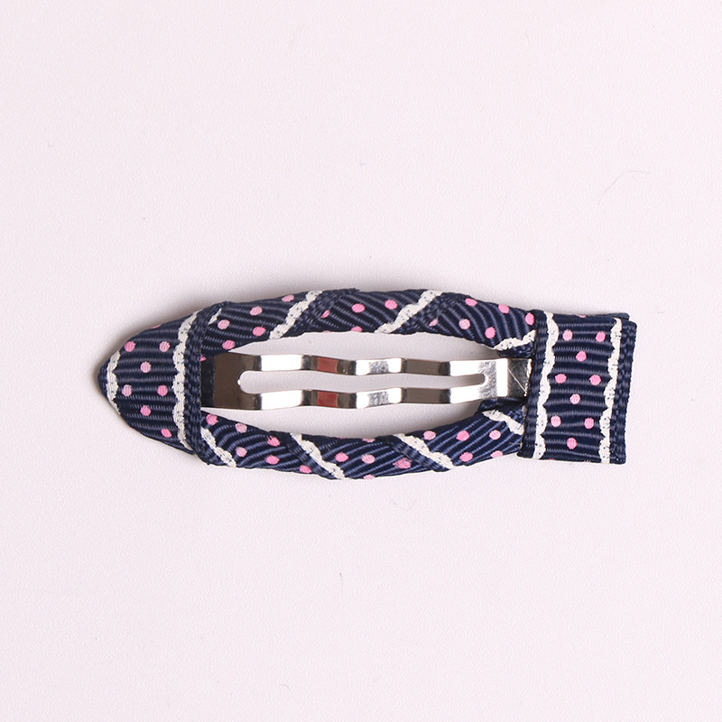 Hot Selling kids dots printed baby Snap Hair Clips for Girls hair Accessories Hot Selling kids dots printed baby Snap Hair Clips for Girls hair Accessories