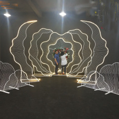 many designs custom metal led light party birthday hall stage wedding props background many designs custom metal led light party birthday hall stage wedding props background