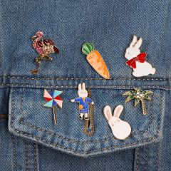 2020 Women Lovely Girls New Cute Coconut Tree Pineapple Windmill Custom Brooch Pin 2020 Women Lovely Girls New Cute Coconut Tree Pineapple Windmill Custom Brooch Pin