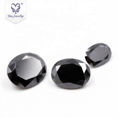 Black moissanite chain 6*8mm oval cut hot style loose stones for sale
