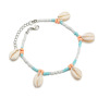 Boha jewelry beach jewelry ankle bracelet white shell bare foot jewelry anklets for women Boha jewelry beach jewelry ankle bracelet white shell bare foot jewelry anklets for women