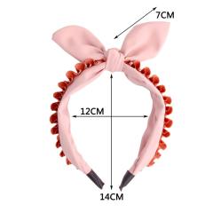 korean rhinestone hair accessories movable bow designer headbands