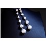 New Fashion 925 Silver Long Women Earring Accessories Pearl Tassel Earrings