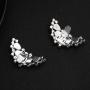 Manufacturers custom  diamond shoe buckle  bride wedding accessories shoes accessories  glass diamond shoe buckle