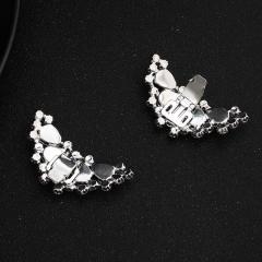 Manufacturers custom diamond shoe buckle bride wedding accessories shoes accessories glass diamond shoe buckle