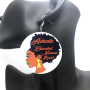 2020 new arrive custom big bohemia round african afro wooden earring for women 2020 new arrive custom big bohemia round african afro wooden earring for women