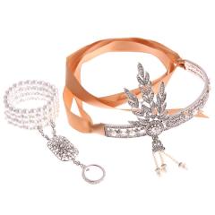 Flapper Great Gatsby Inspired party Halloween 1920s feather headbands Flapper Great Gatsby Inspired party Halloween 1920s feather headbands