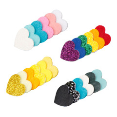 Amazon New Glitter Sequins Children Kids Rainbow Girls Hair Clips for Baby