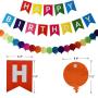 Rainbow birthday latex balloon pompom children theme party supplies Rainbow birthday latex balloon pompom children theme party supplies