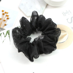 Wholesales Fashion Women New Hair Accessories Polka Dot Laces Large Scrunchies