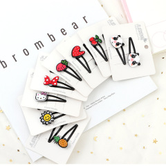 Lovely Kids Multicolor Cartoon Flower fruits Girls Hairpins Hair clip Lovely Kids Multicolor Cartoon Flower fruits Girls Hairpins Hair clip