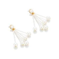 Glamorous Chandelier Earrings Jewelry Stud Dangle Tassels Pearl Drop Earring Glamorous Chandelier Earrings Jewelry Stud Dangle Tassels Pearl Drop Earring